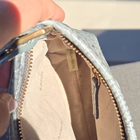 Brahmin Lorelei Croc Embossed Shoulder Bag - Picture 9 of 11